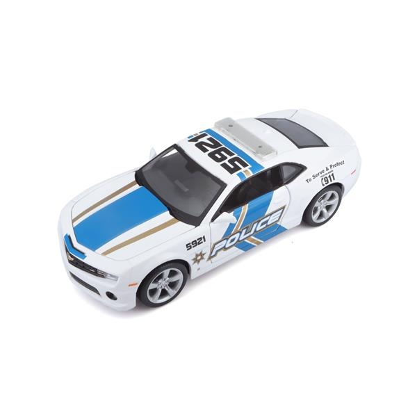 Автомодель Maisto 2010 Chevrolet Camaro SS RS Police білий 1:24 (31208 white) - Pampik - 4