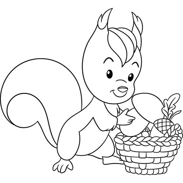 Детская раскраска ArtCraft Белочка 25х30 см (15079-AC) - Pampik - 2