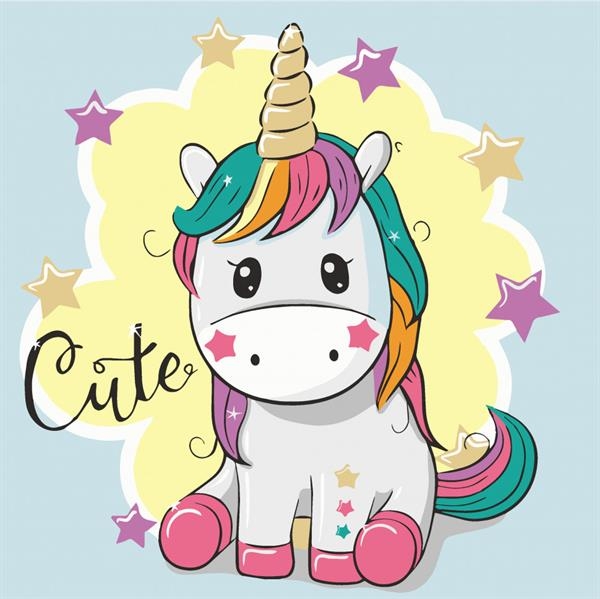 Картина по номерам ArtCraft Радужная единорожка 30х30 см (15500-AC) - Pampik