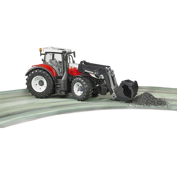Модель Bruder Трактор Steyr 6300 Terrus з навантажувачем 1:16 (03181) - Pampik - 5