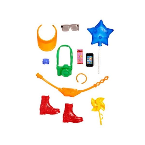 Набор аксессуаров Barbie Зеленый фотоаппарат (GWD98/HJT27). - Pampik