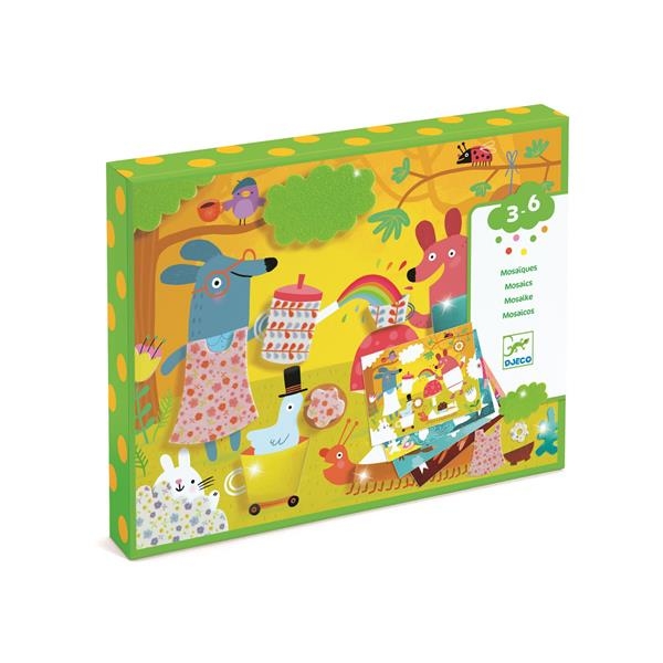 Набор для аппликации Djeco Коллаж Веселая пена (DJ09869) - Pampik