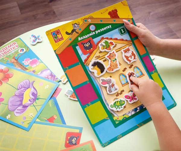 Навчальний набір Vladi Toys Властивості та ознаки з магнітною дошкою (VT5412-03) - Pampik