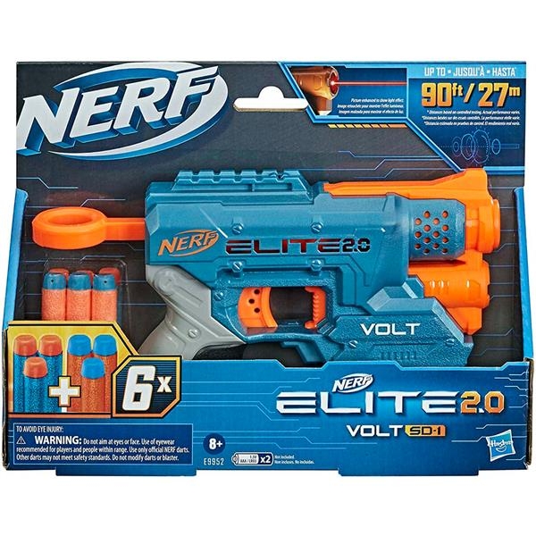 Бластер Nerf Elite 2.0 Volt SD 1 з лазерним прицілом та 6 патронами (E9952) - Pampik - 3