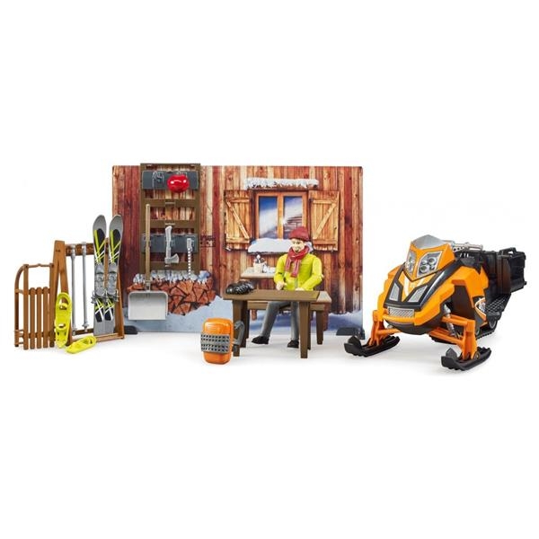 Ігровий набір Bruder Лижна станція 1:16 (63102) - Pampik