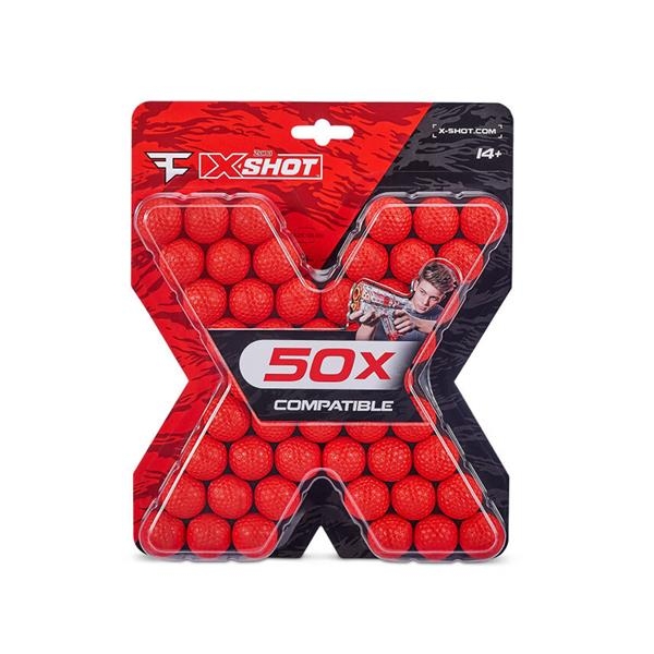 Набор шариков X-Shot Chaos Faze 50 шт. (36506) - Pampik