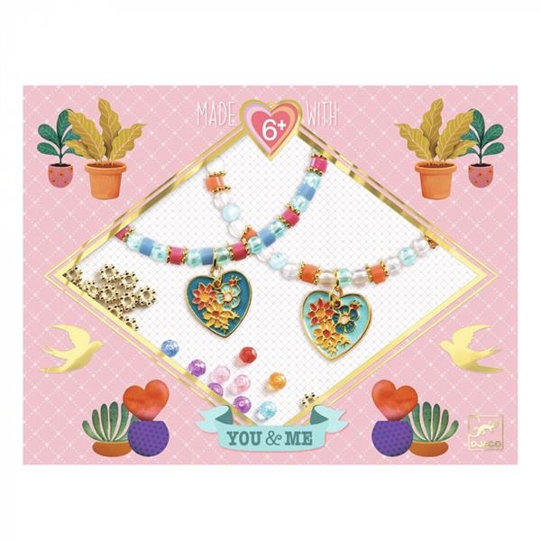 Набір для створення прикрас Djeco Браслет дружби Серце (DJ00010) - Pampik