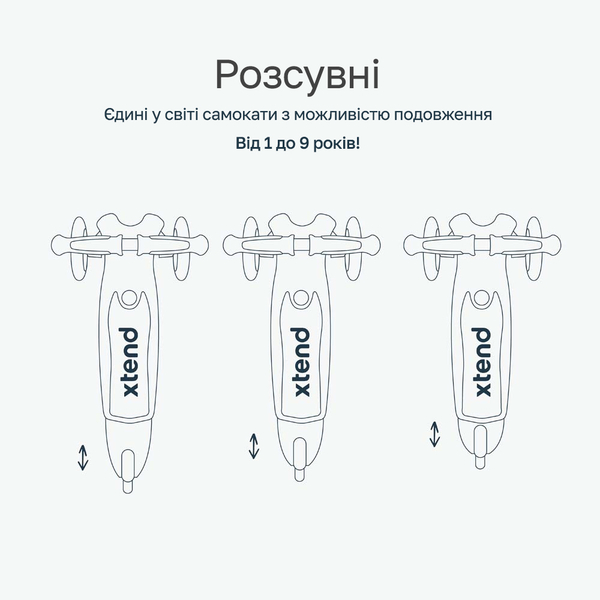 Самокат SmarTrike Xtend Mini-ride White (2501303) - Pampik - 4