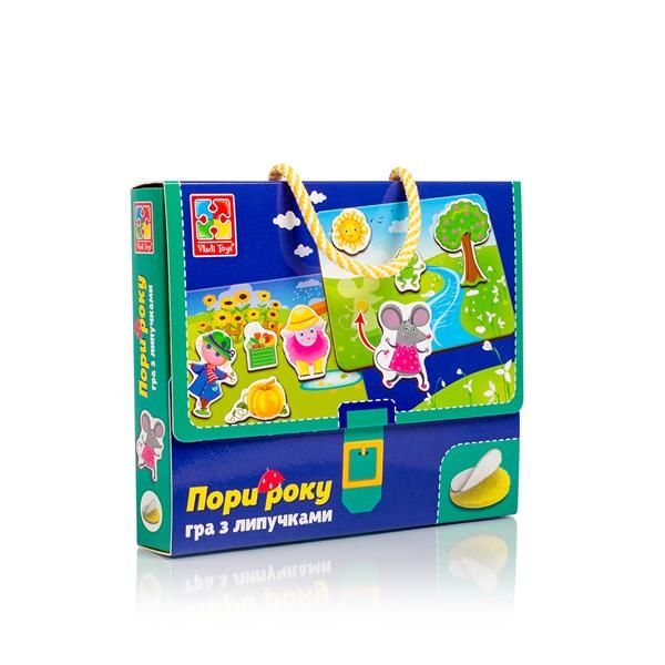 Игра с липучками Vladi Toys Какое время года (VT1302-25) - Pampik - 5