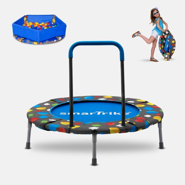Розважальний центр 3 в 1 SmarTrike Trampoline Батут з басейном та кульками (9200000) - Pampik - 2