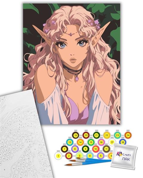 Картина по номерам ArtCraft Эльфийская принцесса 40х50 см (16131-AC) - Pampik