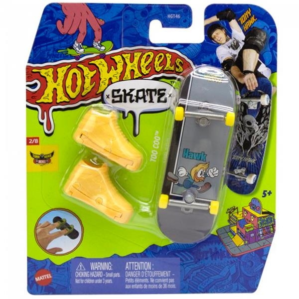 Ігровий набір Hot Wheels Фінгерборд та взуття для пальців Too Coo (HGT46-TC) - Pampik