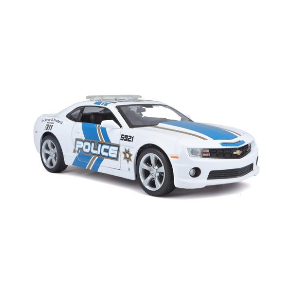 Автомодель Maisto 2010 Chevrolet Camaro SS RS Police білий 1:24 (31208 white) - Pampik - 2