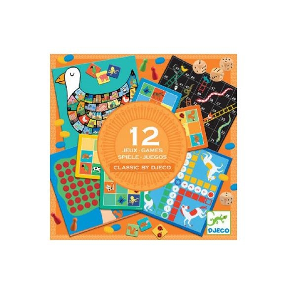 Набір настільних ігор Djeco 12 в 1 (DJ05218) - Pampik - 3