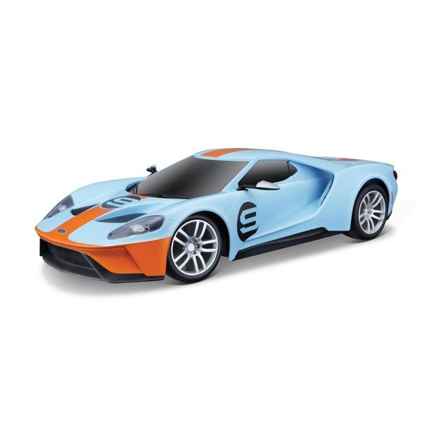 Автомодель Maisto Ford GT синий с оранжевым со светом и звуком 1:24 (81238 blue/orange) - Pampik
