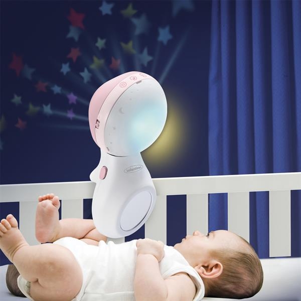 Музыкальный мобиль с проектором Infantino 3 в 1 розовый (004914I) - Pampik - 4