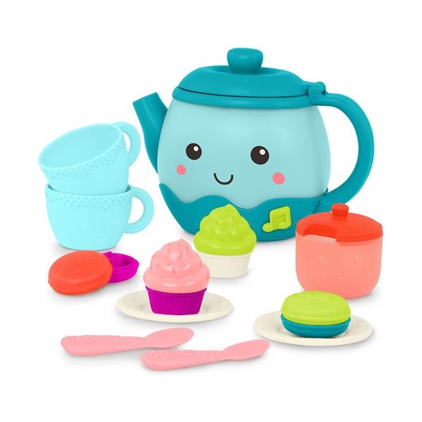 Ігровий набір Battat Музичне чаювання зі світлом і звуком 17 предметів (BX4522Z) - Pampik
