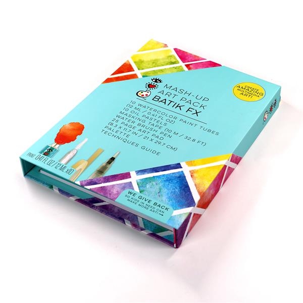 Набір для творчості I heart art Батік-колаж з акварельними фарбами та восковою крейдою (8007) - Pampik - 5