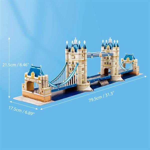 Пазл 3D CubicFun National Geographic Тауэрский мост, 120 элементов (DS0978h) - Pampik - 4