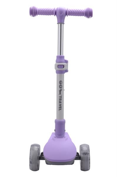 Трехколесный самокат GO Travel складной лиловый (LS308PP) - Pampik - 2