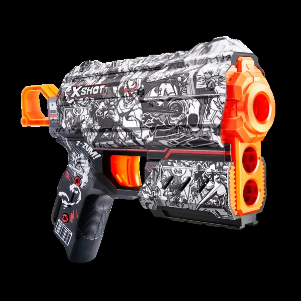 Швидкострільний бластер X-Shot Skins Flux Illustrate 8 патронів (36516D) - Pampik - 2