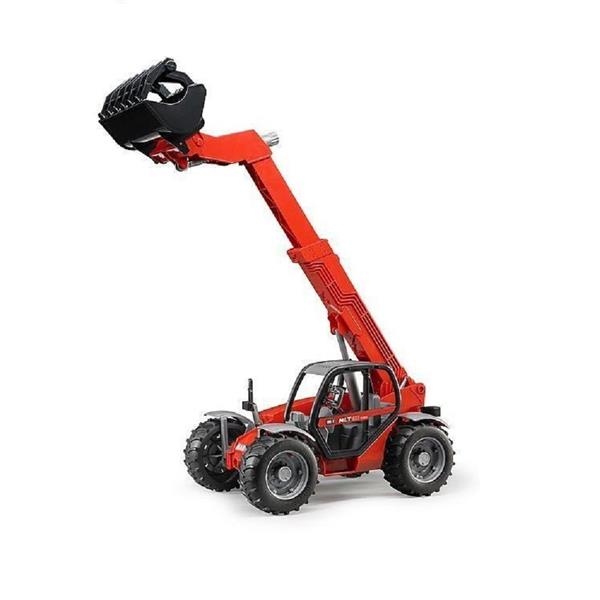 Модель Bruder Дорожный погрузчик с телескопической стрелой MLT 633, 1:16 (02125) - Pampik - 2