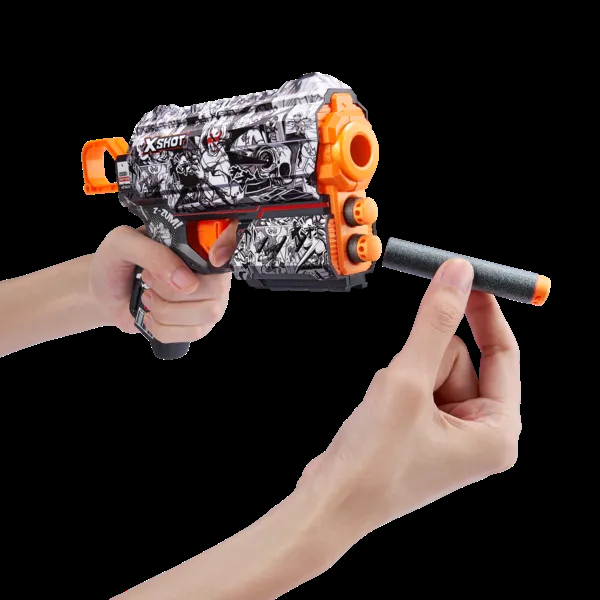 Швидкострільний бластер X-Shot Skins Flux Illustrate 8 патронів (36516D) - Pampik - 4
