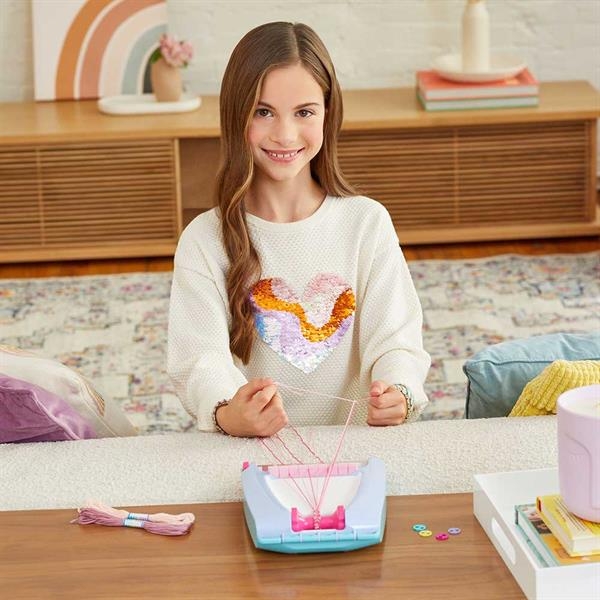 Набір для плетіння браслетів із верстатом Make it Real Найкращі друзі 100 ел. (MR1457) - Pampik - 7