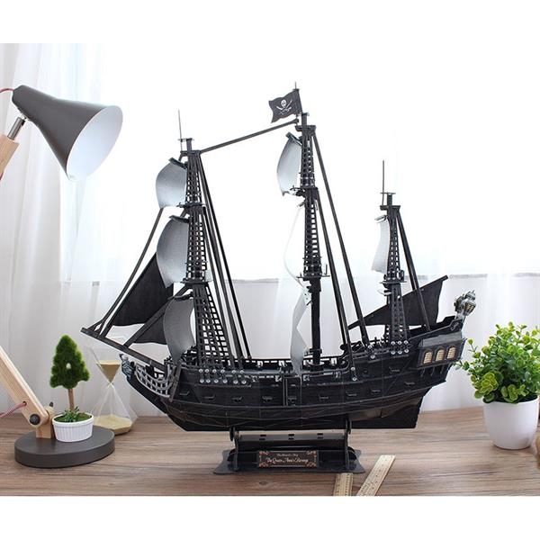 3D пазл CubicFun Корабль Черной Бороды Месть Королевы Анны большой (T4018h) - Pampik - 4