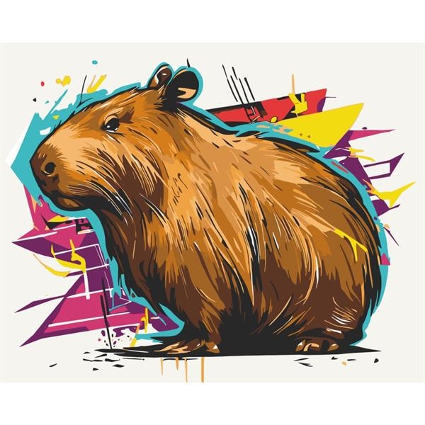 Картина по номерам ArtCraft Капибара 40х50 см (11574-AC) - Pampik