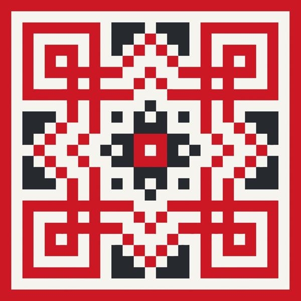 Картина по номерам ArtCraft Украинский орнамент 30х30 см (13040-AC) - Pampik