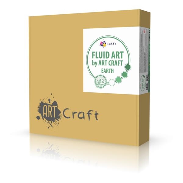 Набор для творчества Art Craft Fluid Art Земля (16504-AC) - Pampik