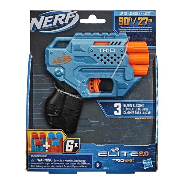 Бластер Nerf Elite 2.0 Trio 6 патронов (E9954) - Pampik - 3