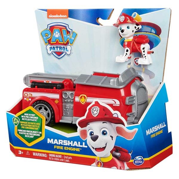 Игровой набор Paw Patrol Пожарный автомобиль с водителем Маршалом (SM16775/9917) - Pampik - 7