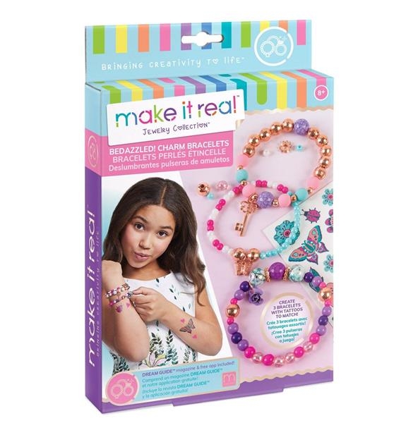 Набір для створення шарм-браслетів Make it Real Квіткова фантазія (MR1202) - Pampik