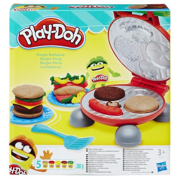 Набір із пластиліном Play-Doh Бургер барбекю (B5521) - Pampik