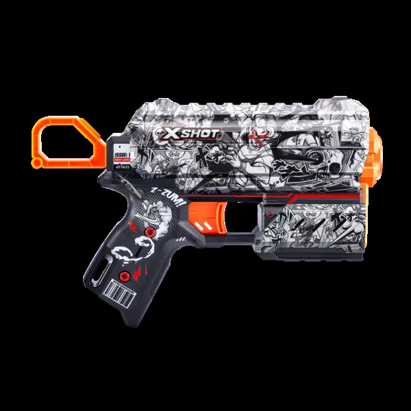 Швидкострільний бластер X-Shot Skins Flux Illustrate 8 патронів (36516D) - Pampik - 3