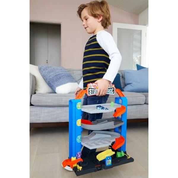Автотрек Hot Wheels Гараж для машинок 4 этажа (GNL70) - Pampik - 5