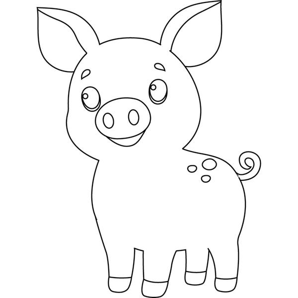 Детская раскраска ArtCraft Поросенок 25х30 см (15110-AC) - Pampik - 2