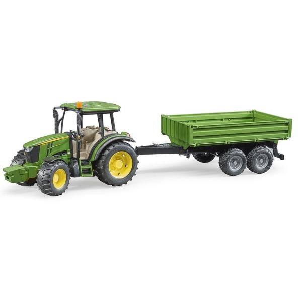 Модель Bruder Трактор John Deere з причіпом 1:16 (02108) - Pampik