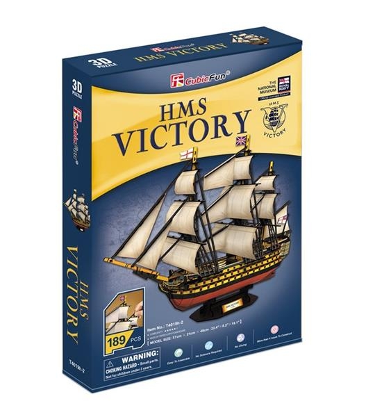 3D пазл CubicFun Корабль HMS Victory (T4019h) - Pampik - 3