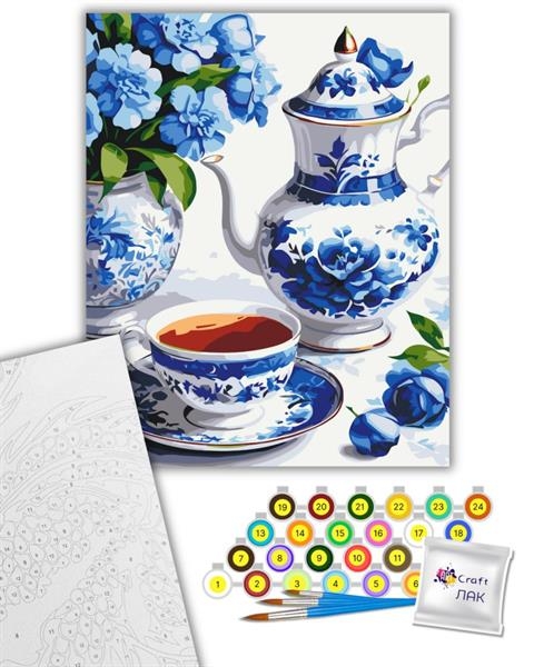 Картина по номерам ArtCraft Натюрморт в голубых тонах 40х50 см (12040-AC) - Pampik