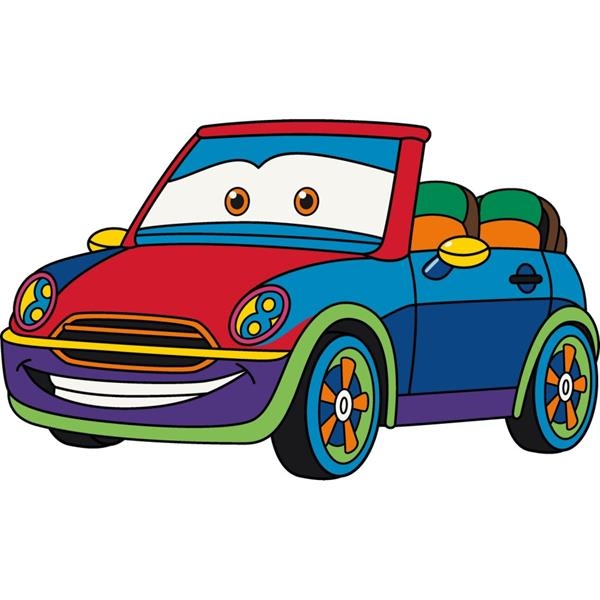 Детская раскраска ArtCraft Машинка для прогулки 25х30 см (15120-AC) - Pampik