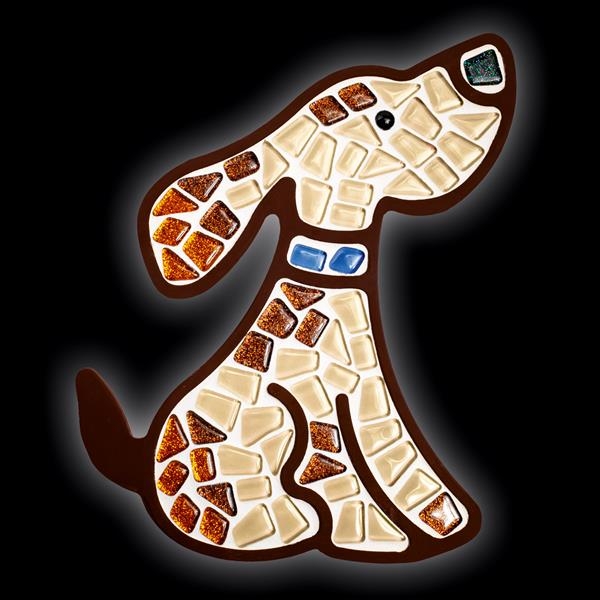 Набор для стеклянной мозаики Mosaaro Песик (MA7005) - Pampik - 4