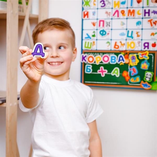 Магнитный алфавит Vladi Toys украинский (VT5555-05) - Pampik - 3