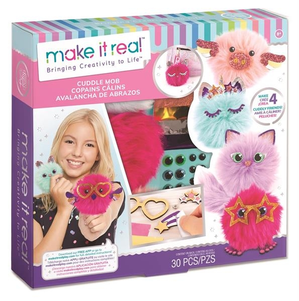 Набір для створення помпонів Make it Real Обіймашки (MR1409) - Pampik