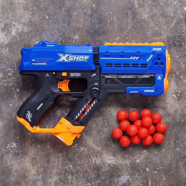 Швидкострільний бластер X-Shot Excel New Chaos Meteor 12 кульок (36282R) - Pampik - 4
