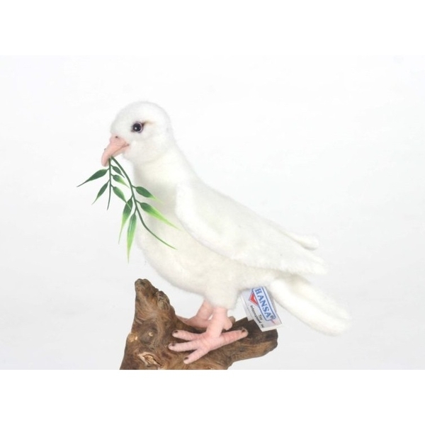 Мягкая игрушка Hansa Белый голубь, 20 см (5434) - Pampik - 2