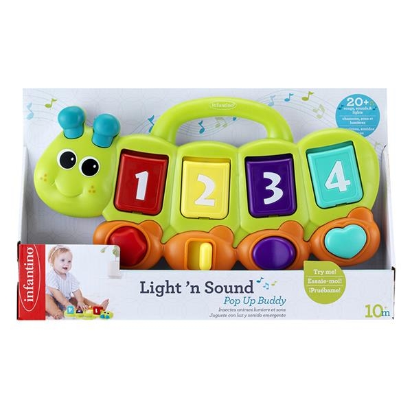 Музична іграшка Infantino Гусениця (315092) - Pampik