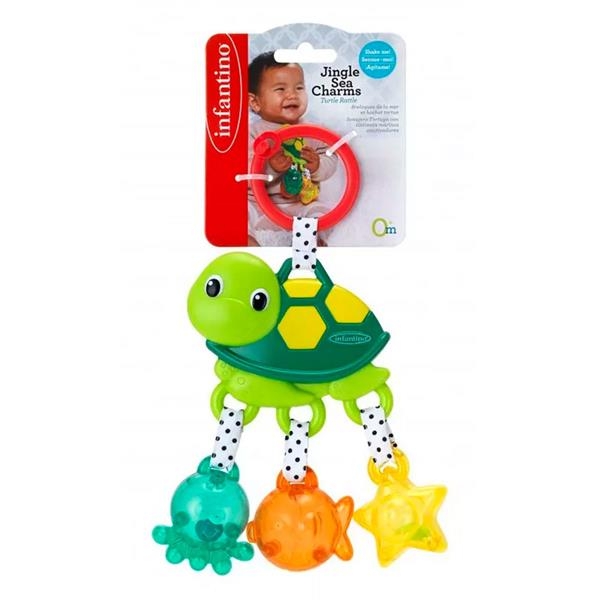 Игрушка-подвеска Infantino Морская ракушка, с погремушками (316188I) - Pampik